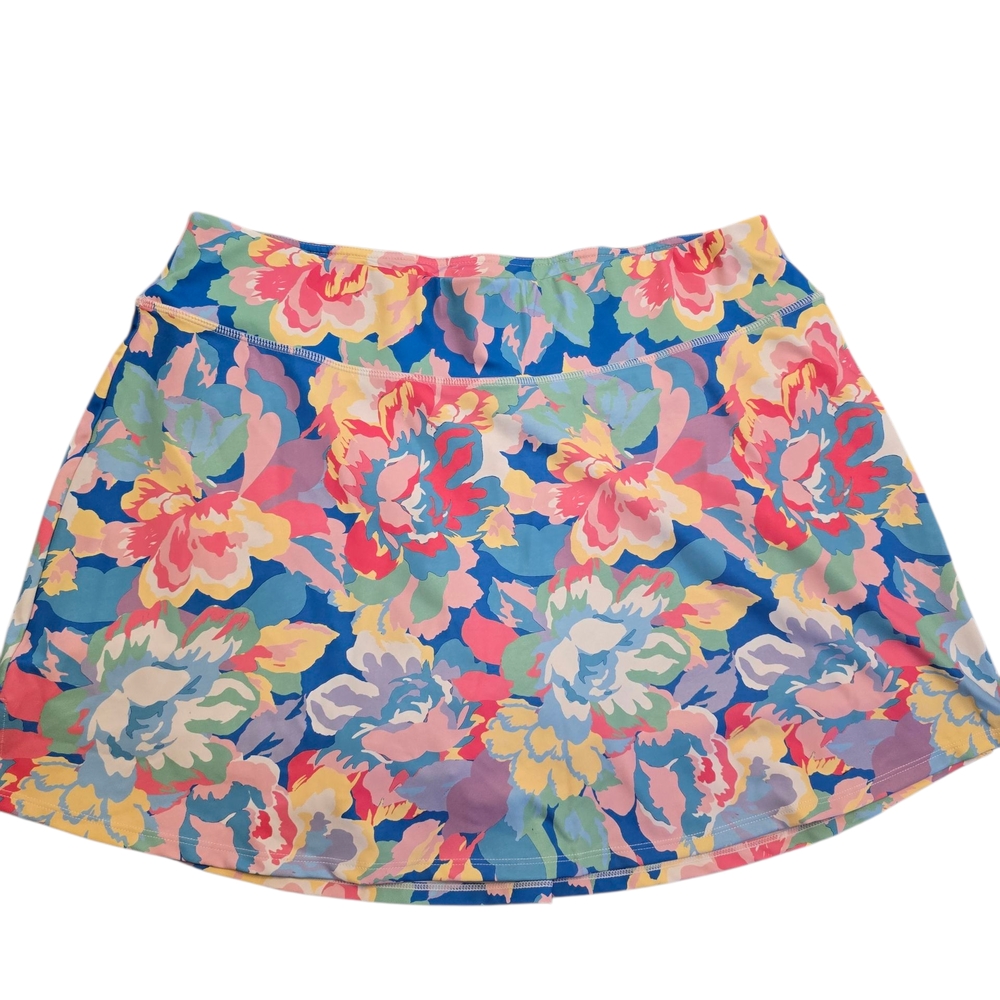 Boston Proper Multicolor Floral Skirt